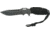 Miscellaneous Tactical Fixed Blade Knife,5in,Black Stainless Blade,Black Cord Wrapped Handle M3505
