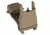 Mission First Tactical Back Up Polymer Flip Up Front Sight With Windage Adjustment Scorched Dark Earth