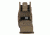 Mission First Tactical Back Up Polymer Flip Up Rear Sight With Windage Adjustment Scorched Dark Earth