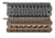Mission First Tactical Tekko Metal AR Carbine 7in Drop In Rail System, Black, Scorched Dark Earth