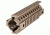 Mission First Tactical Tekko Polymer AR15 Carbine 7in Drop In Integrated Rail System, Scorched Dark Earth, TP15IRS-SDE