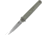 MKM Flame Framelock Dagger Micarta Folding Knife, 2.88 sand blast finish Bohler M390 stainless dagg, Green canvas micarta handle with sand blast finish, MK FL02-GCT