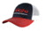 Mojo Sportswear Company Trucker SnapBack Hat - Mens, Navy/White/Red, One Size, Navy/White/Red - One - MJTSBH
