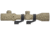 Monstrum 3-12x42 AO Rifle Scope with Illuminated Mil-Dot Reticle and Offset Reversible Scope Rings, Flat Dark Earth, TS31242-R-RGAO-V2