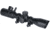 Monstrum 3-9x32 Rifle Scope with Rangefinder Reticle and High Profile Scope Rings, Black, S3932-R-N