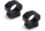 Monstrum Precision Picatinny V2 Scope Rings 1 in, Black, 1 in, SR-1-P100