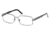 Mont Blanc MB0622 Eyeglass Frames - Shiny Light Ruthenium Frame Color