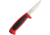 Morakniv Basic 511 Knife, Basic 511, 8.25in Overall, 3.75in Mirror Carbon Steel Drop Point, Polypropylene Handle, Black/Red Handle, Red Molded Plastic Sheath, M-12772