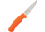 Mora Bushcraft Orange Fixed Blade Knife, 4.125in, Blaze Orange, Rubber Handle FT01621