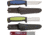 Morakniv Craft Knife Set Knife, Includes Pro S Fixed Blade, 8in Overall With 3.63in SS Blade, Black/Blue Rubberized, M-MPC