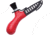 Morakniv Mushroom Knife Red Knife, Mushroom Knife, 5.75in Overall, 2.5in Satin SS Blunt Tip Blade, Red Polypropylene Handle, Handle With Horse Hair Brush, Black Plastic Sheath, M-10691-RED