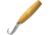 Morakniv Woodcarving Hook 164S Knife, 6.25in Overall, 2in SS Blade, Brown Wood Handle, Single Edge U-Shaped Blade, M-12820