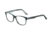 Morgan 201126 Single Vision Prescription Eyeglasses, Petrol Black Structured Frame, 201126-4060SV