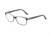 Morgan 201127 Bifocal Prescription Eyeglasses, Black On Crystal Frame, 201127-8738BI