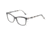 Morgan 201134 Progressive Prescription Eyeglasses, Black On Black/Grey Confetti Frame, 201134-4435PR