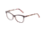 Morgan 201134 Progressive Prescription Eyeglasses, Dark Red On Pink/Brown Confetti Frame, 201134-4436PR