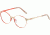 Morgan 203164 Progressive Prescription Eyeglasses, Beige Red Frame, 203164-1008PR