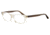 Morgan 201046 Bifocal Prescription Eyeglasses - Brown Frame and Clear Lens 201046-6385BI