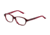 Morgan 201056 Bifocal Prescription Eyeglasses - Red Frame and Clear Lens 201056-8046BI