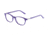 Morgan 201060 Single Vision Prescription Eyeglasses - Blue Frame and Clear Lens 201060-6546SV