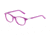 Morgan 201060 Single Vision Prescription Eyeglasses - Pink Frame and Clear Lens 201060-6548SV