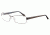 Morgan 203120 Single Vision Prescription Eyeglasses - Brown Frame and Clear Lens 203120-422SV