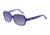 Morgan No. 207146 Sunglasses - Blue Frame and Violet Gradient Lens 207146-6520