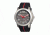 Morphic M21 Series Watch,Black Silicone Band,Red Hand,Silver Bezel,Grey Analog Dial,Strap Buckle MPH2103