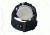 Morphic M28 Series Watch,Black Silicone Band,Red Hand,Black Bezel,Silver Analog Dial,Strap Buckle MPH2803