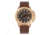 Morphic M81 Series Chronograph Leather-Band Watch w/Date, Brown/Rose Gold - Mens, MPH8104