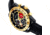Morphic M88 Series Chronograph Leather-Band Watch w/Date, Black/Gold, One Size, MPH8805