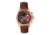Morphic M88 Series Chronograph Leather-Band Watch w/Date, Brown/Rose Gold, One Size, MPH8803