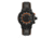 Morphic M91 Series Chronograph Leather-Band Watch w/Date, Black/Orange - Mens, MPH9105