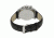Mens M38 Series Watch,43mm,Black Analog Dial,Silver Bezel,Black Leather Band