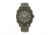 Morphic M68 Series Leather-Band Watch w/ Date, Black/Olive, MPH6806