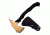 Mtech 14.5in, Stainless Steel Blade, Black Rubberized Nylon Fiber Handle MT-AXE13GD