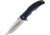 Mtech Evolution Framelock Folding Knife, 3.5in Satin 8Cr13Mov SS Tanto Blade, Blue Tini Finish SS Handle With Black G10 Onlay, Thumb Stud, Pocket Clip, MTE-FDR014T