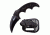 Mtech Fixed Blade, 5in, Stainless Steel Blade, Matte Aluminum Handle MT-20-63BK