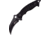Mtech Fixed Blade Knife, 3.75in, Partially Serrated, Black, G10 Handle MTX8118