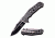 Mtech Folding Blade, 3.5in, Stainless Steel Blade, Black Anodized Aluminum Handle MT-A951GY