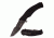 Mtech Folding Blade, 4in, 7CR17 Steel Blade, Black Cnc Milled G10 Handle M-A1046BS