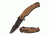 Mtech Folding Blade, 4in, 7CR17 Steel Blade, Tan Cnc Milled G10 Handle M-A1046TN