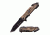 Mtech Folding Blade, 4in, Stainless Steel Blade, Aluminum Handle M-A1052DT