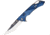 Mtech Framelock Blue Folding Knife, 3.25 mirror finish 3Cr13 stainless blade, Blue aluminum handle with mirror finish stainless , MT-1142BL