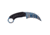 Mtech Hawkbill Fixed Blade Knife, 3.5 in, 3Cr13 Stainless Steel Stainless Steel, Black/Blue/Grey, MT-20-78BL