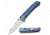 Mtech Manual Folding Knive, 3.25in Blade, 3CR13 Steel Blade Knive, Black/Blue, MT-1109BL