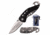 Mtech MT-1016BK Manual Folding Knife, 2.1in, 3CR13 Stainless Steel, Spear Point, Steel Blade, G10 Handle, Black, MT-1016BK