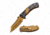 Mtech MT-A1021GD Spring Assisted Knife, 3.6in, 3CR13 Stainless Steel, Clip Point, Gold Blade, Stainless Steel Handle, Gold, MT-A1021GD