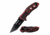 Mtech MT-A1059RD Spring Assisted Knife, 3.5in, 3CR13 Stainless Steel, Modified Tanto, Black Blade, Aluminum Handle, Black/Red, MT-A1059RD