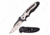 Mtech MT-A960SB Spring Assisted Knife, 3.75in, 3CR13 Stainless Steel, Spear Point, Satin/Black Blade, Stainless Steel Handle, Black/Satin, MT-A960SB